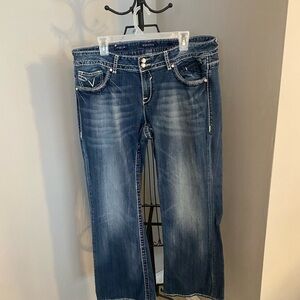 Vigoss Blue Boot Cut Jeans Classic Denim Style